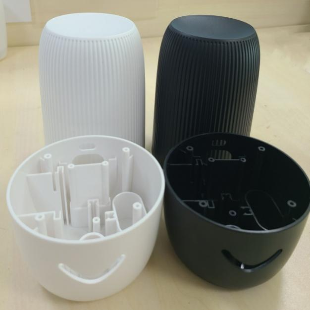 Finished premium dispenser housings from the original project