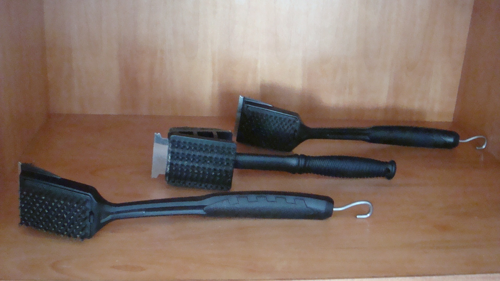 First view of a matched custom brush-flocking project.